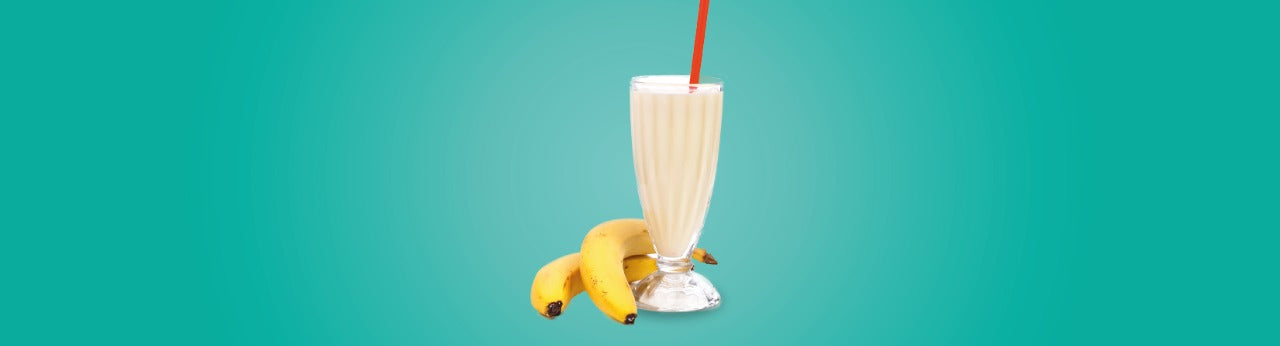 banana smoothie, banana shake, protein shake