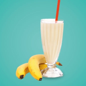 banana smoothie, banana shake, protein shake