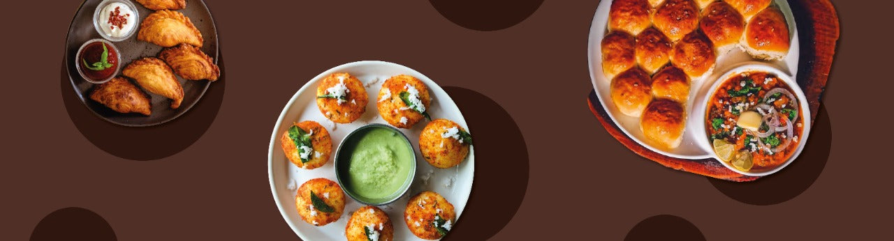 pav, samosa, chaat, indian food, indian street food