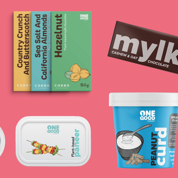 one good mylk, chocolate milk, vegan ghee, vegan butter, vegan milk, vegan mylk, plant-based mylk, vegan chocolate, vegan paneer, vegan curd