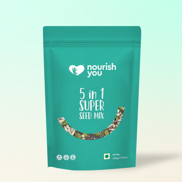 5-in-1 seed mix, Fiber Rich Seeds