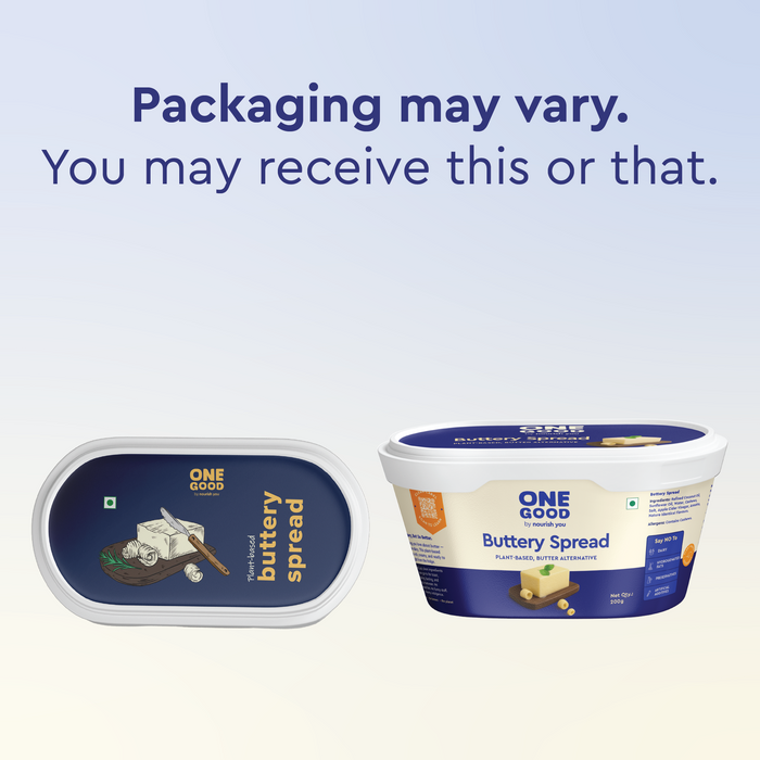 Plant-based buttery spread - 200 gm | Zero cholesterol, zero trans fat, clean label