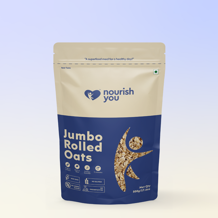 Jumbo rolled oats, Fiber, Protein