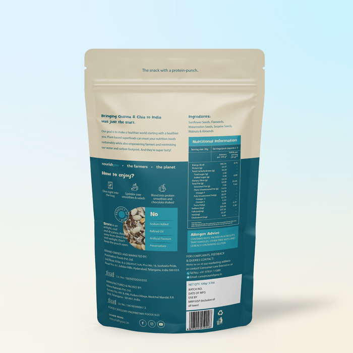 Protein Boost Seed Mix, High In Protein, Omega-3