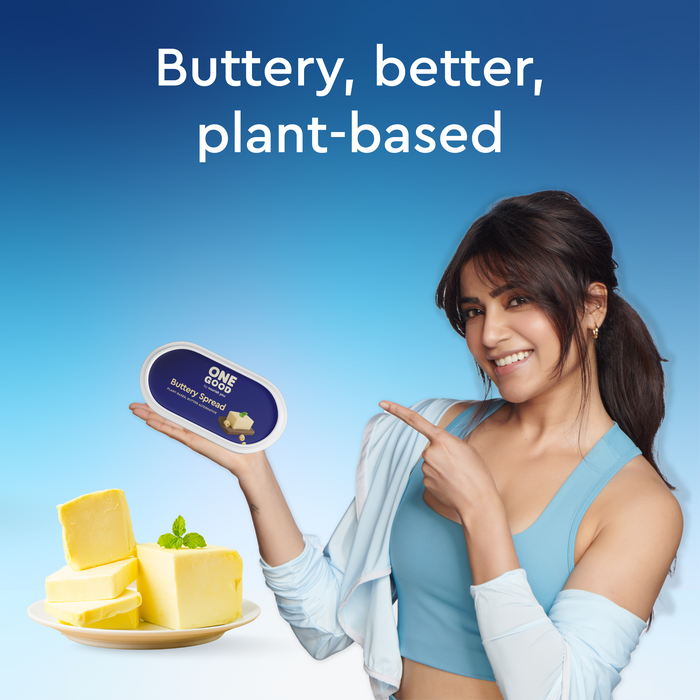 Plant-based buttery spread - 200 gm | Zero cholesterol, zero trans fat, clean label
