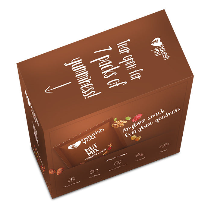 Cranberry walnut nut mix, High in Omega-3