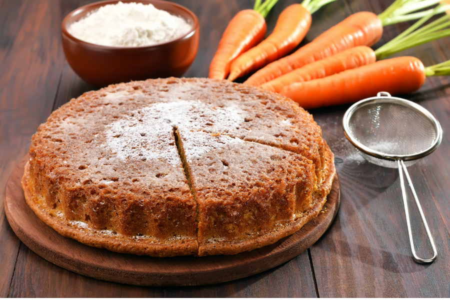An Ambrosial Quinoa Carrot Cake