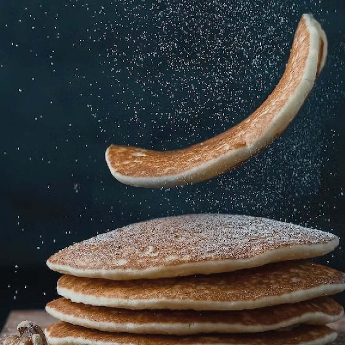 Fluffy vegan pancake recipe | Healthy and simple - Nourish You