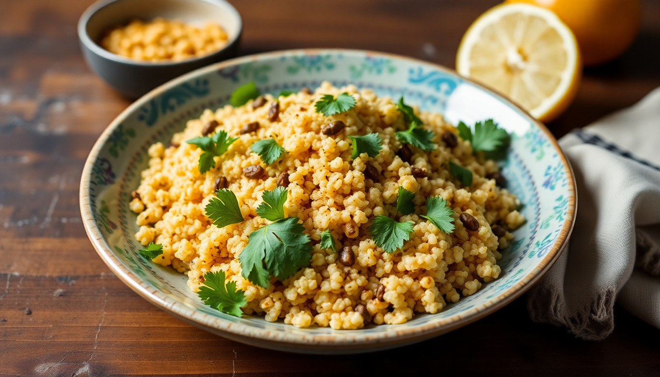 everyday indian food with superfoods like quinoa