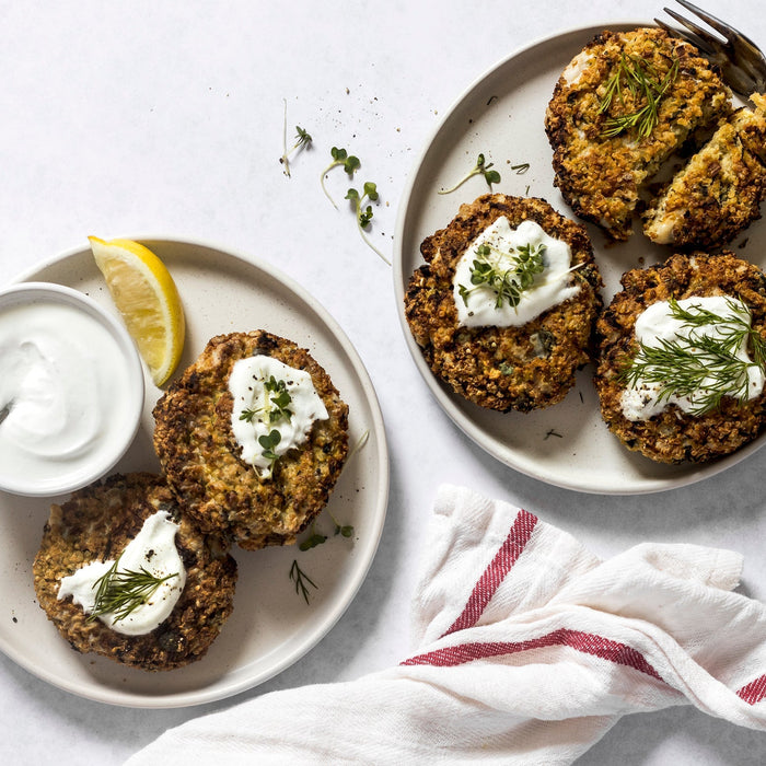 Superfood Munchies- Quinoa Cutlets with Creamy Sunflower Seed Dip - Nourish You