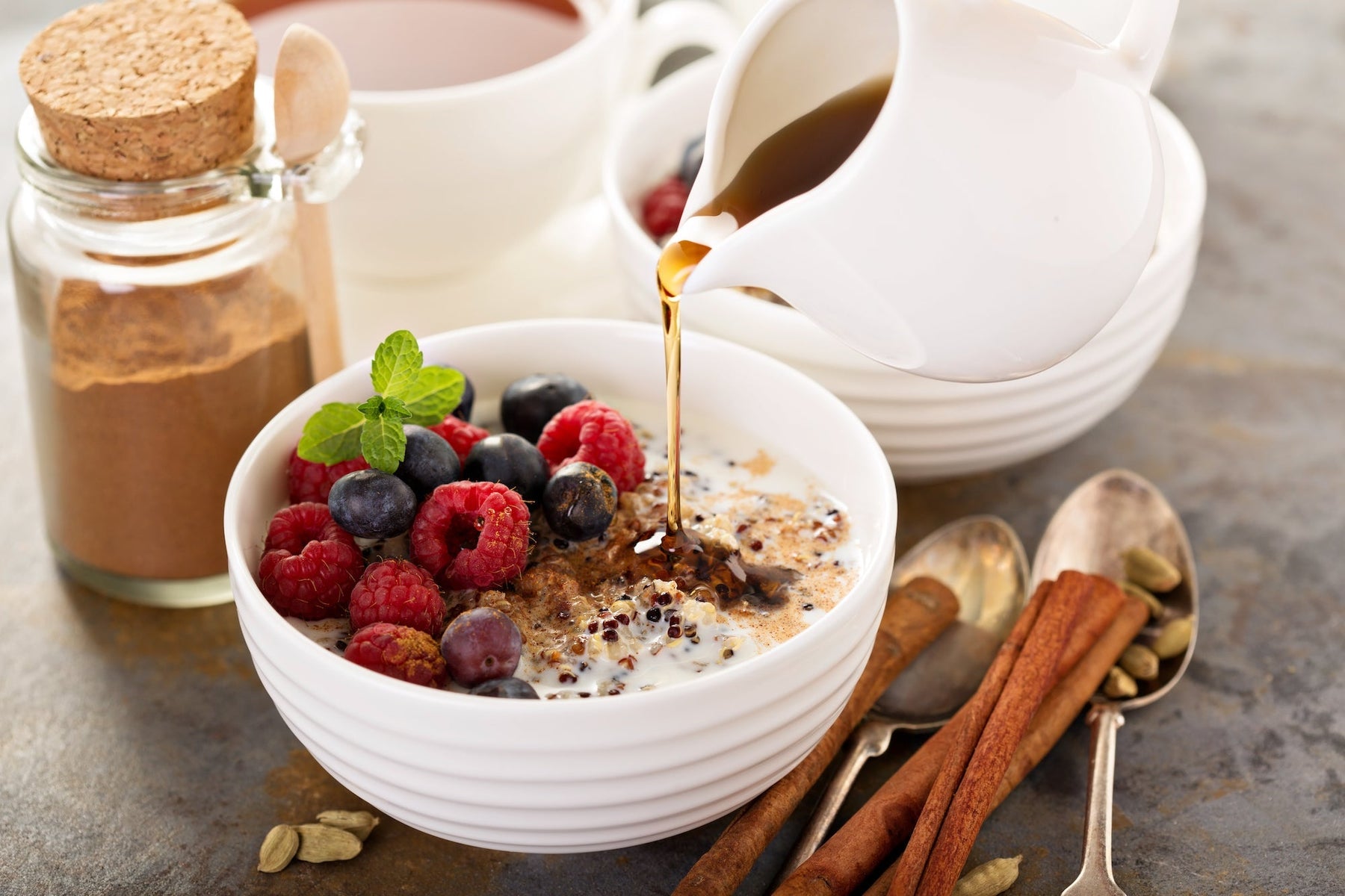 Workaholic’s Quickie Quinoa Chia Oatmeal Breakfast - Nourish You