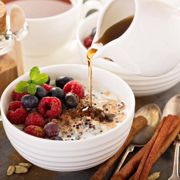 Workaholic’s Quickie Quinoa Chia Oatmeal Breakfast - Nourish You