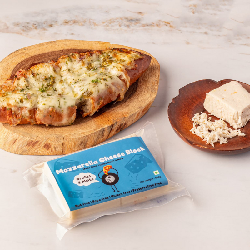 Vegan mozzarella cheese block | 200 gm