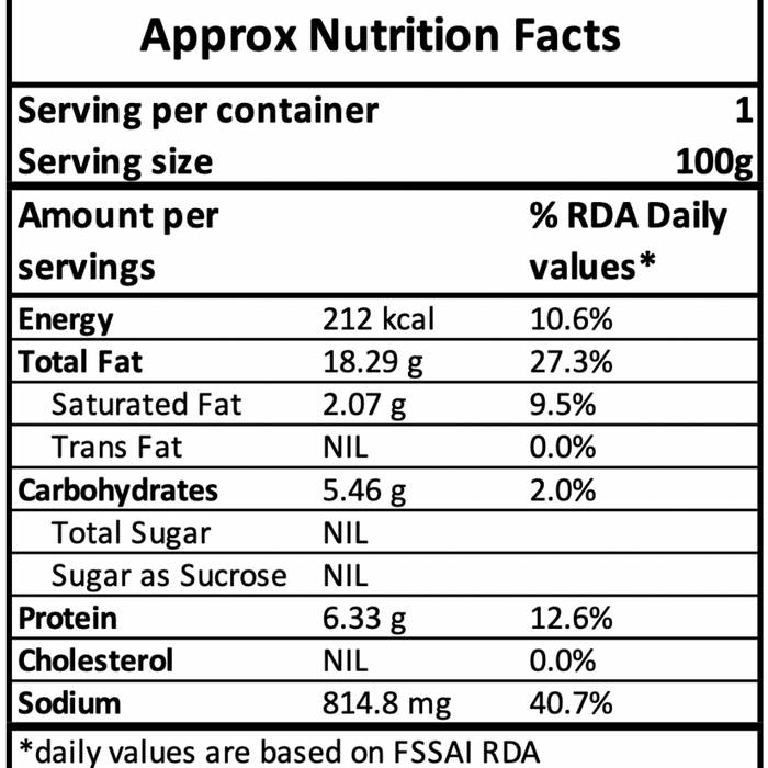 Cashew cheese spread - 100 gm | Jalapeno | clean label, great taste