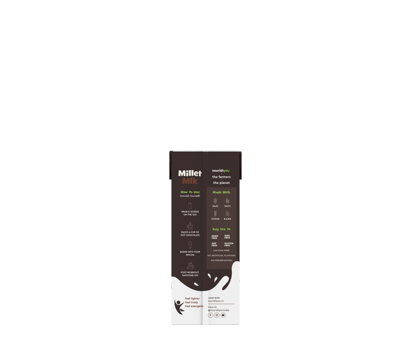 Millet mlk chocolate flavour - subscription - 200 ml (pack of 6)