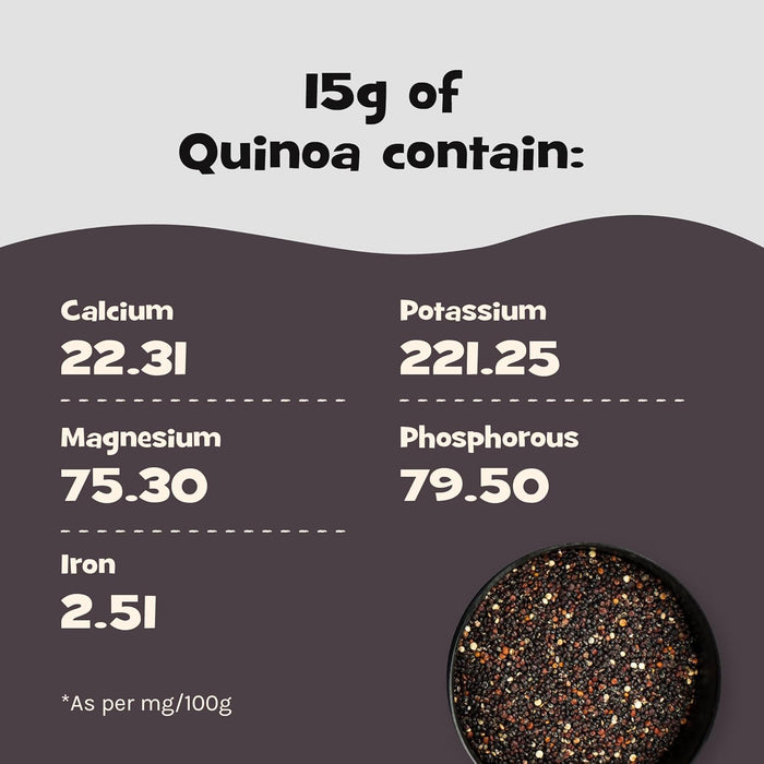 Black quinoa, Superfood, Wholegrain 500gm