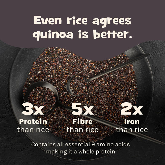 Black quinoa, Superfood, Wholegrain 500gm