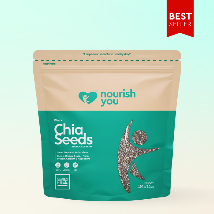 Black chia seeds | Superfood, Rich in Omega-3 and Fiber