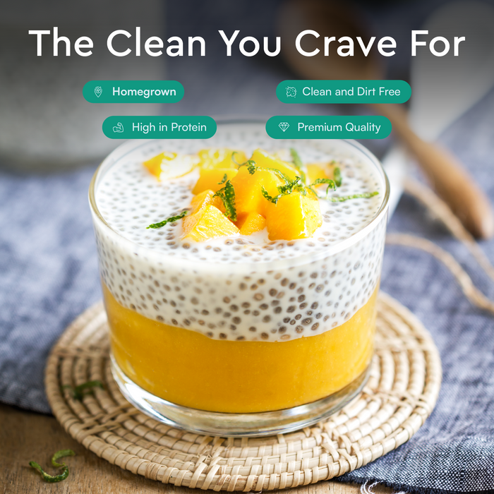 Black chia seeds | Superfood, Rich in Omega-3 and Fiber