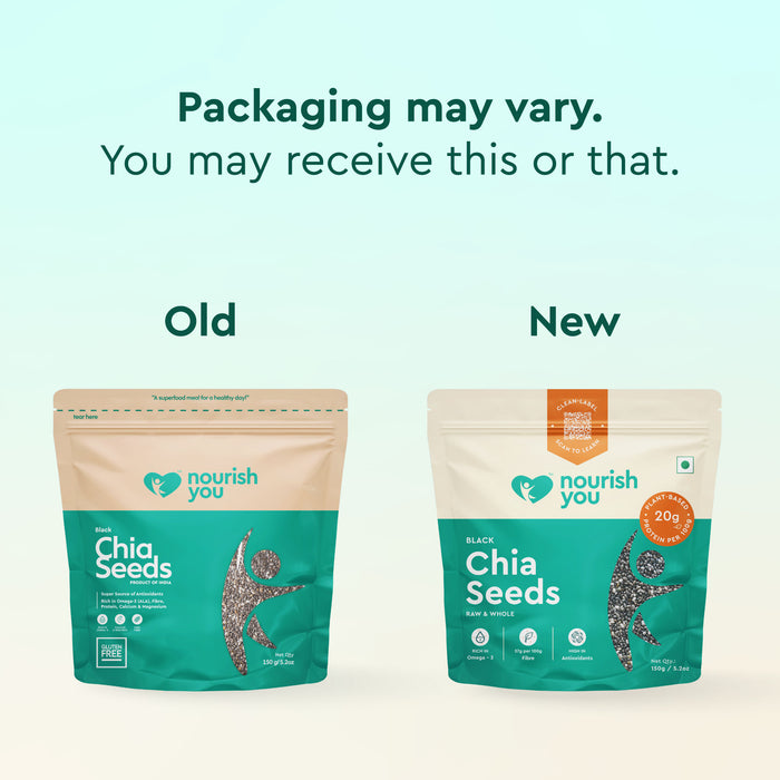 Black chia seeds | Superfood, Rich in Omega-3 and Fiber