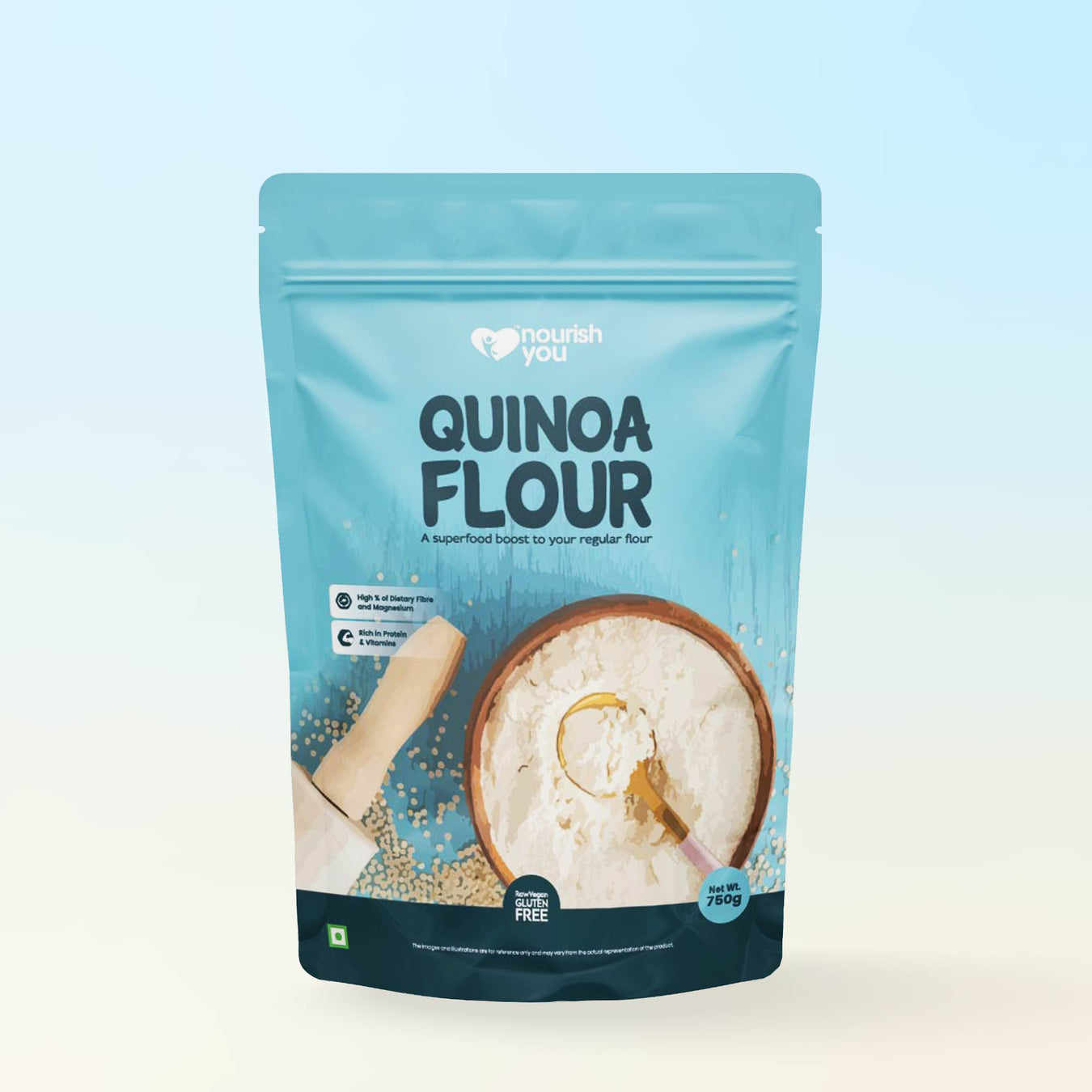 Quinoa flour Dietary Fiber And Protein | 750G - Speciality Flour - Nourish