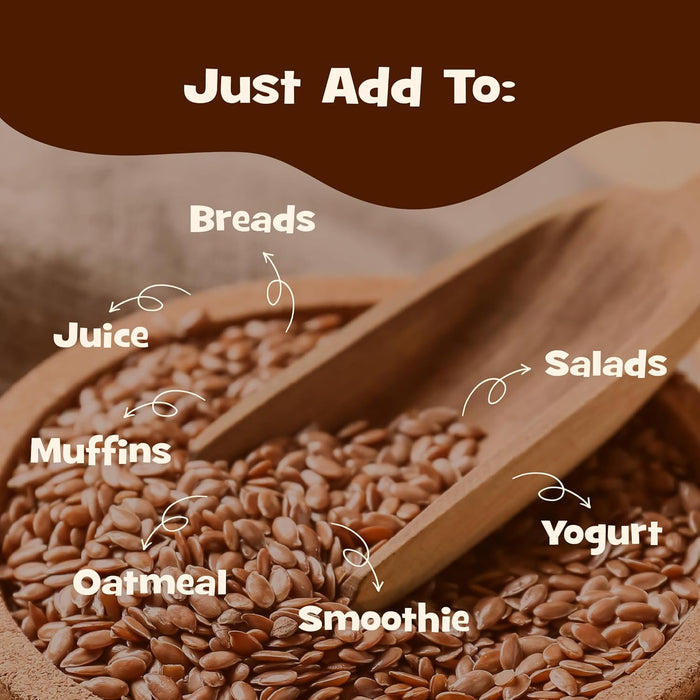 Flax seeds, Omega-3 rich, Whole grain