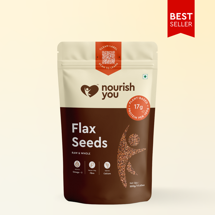 Flax seeds, Omega-3 rich, Whole grain