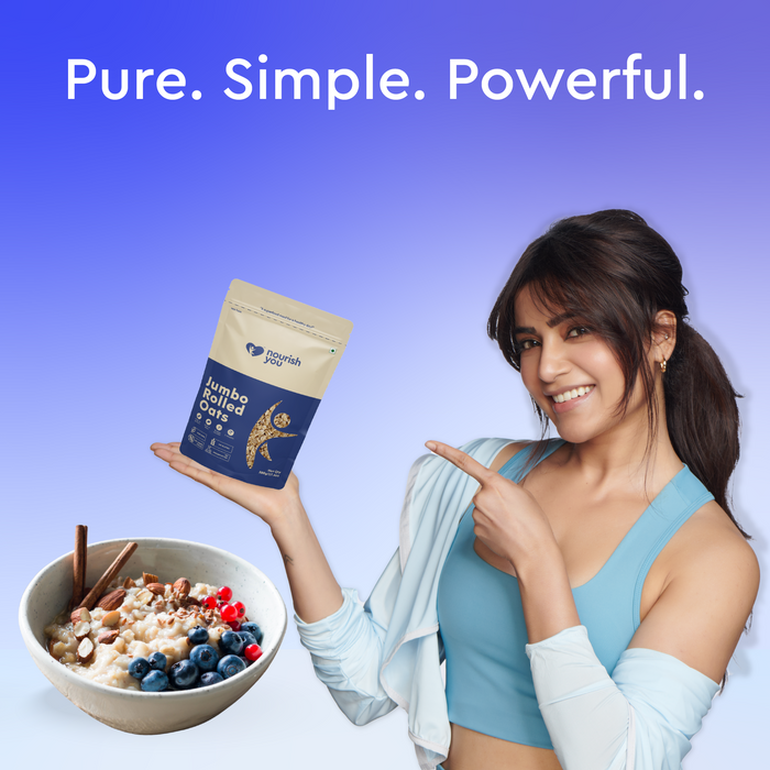 Jumbo rolled oats, Fiber, Protein