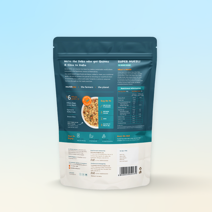 Super muesli - no added sugar | 400g
