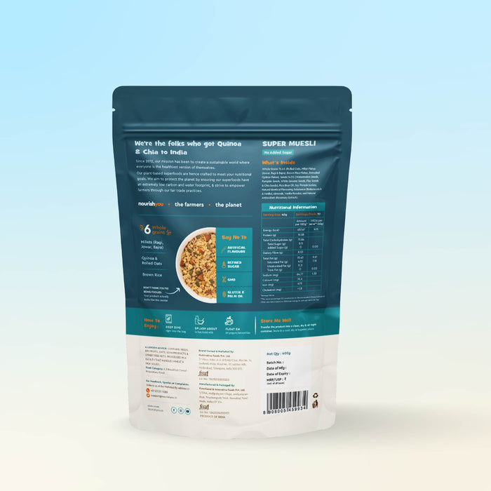Super muesli - no added sugar | 400g