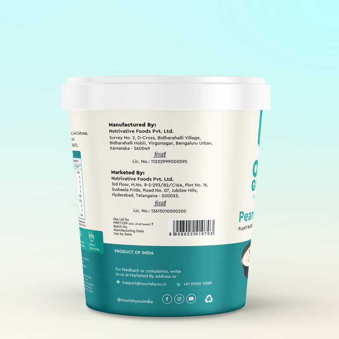 Peanut Kurd - 450g | Curd Alternative  | Dairy-free