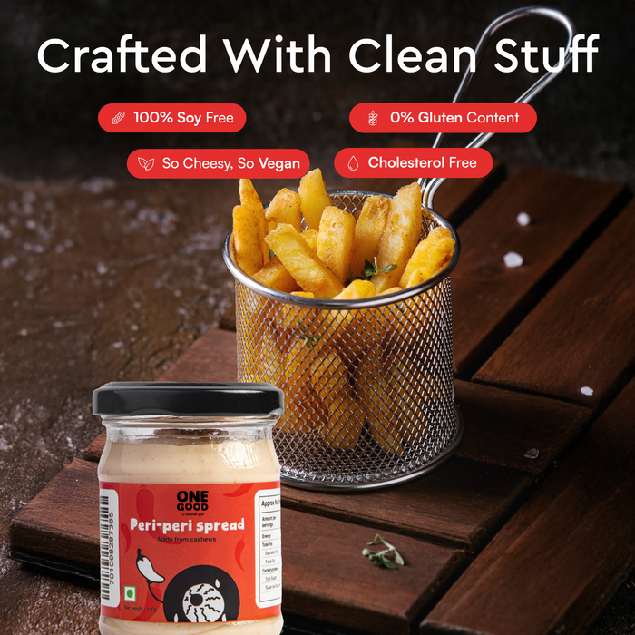 Cashew cheese spread - 100 gm | Peri-peri | clean label, great taste