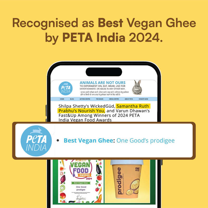 Vegan ghee - 500 ml | Zero cholesterol, zero trans fat, clean label