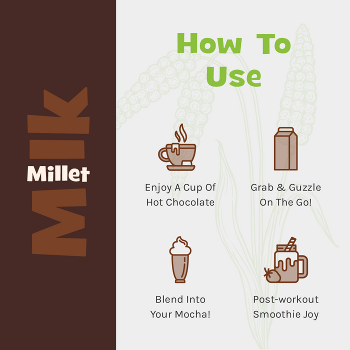 Millet mlk chocolate flavour - subscription - 200 ml (pack of 6)