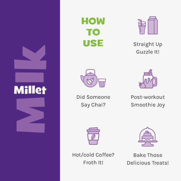 Millet mlk original - subscription - 200 ml (pack of 6)
