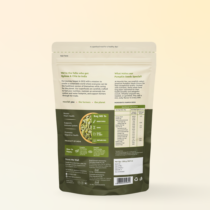 Pumpkin seeds, Zinc Rich, Magnesium Rich
