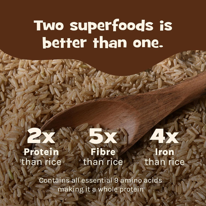 Quinoa With Brown Rice Mix, Superfood, Wholegrain 500gm