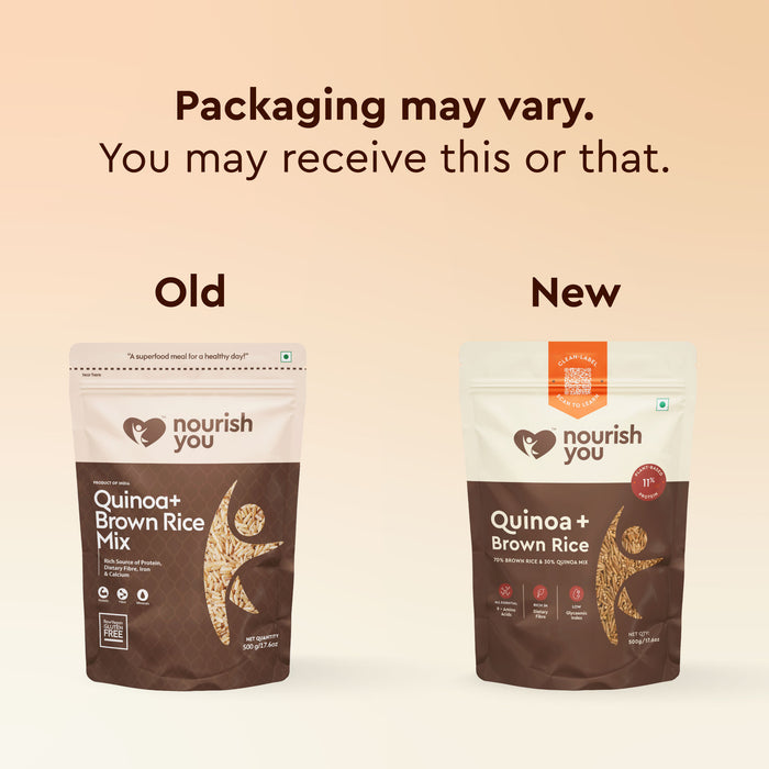 Quinoa With Brown Rice Mix, Superfood, Wholegrain 500gm