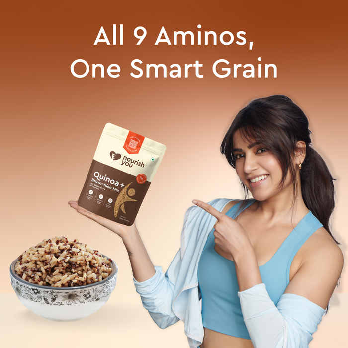 Quinoa With Brown Rice Mix, Superfood, Wholegrain 500gm