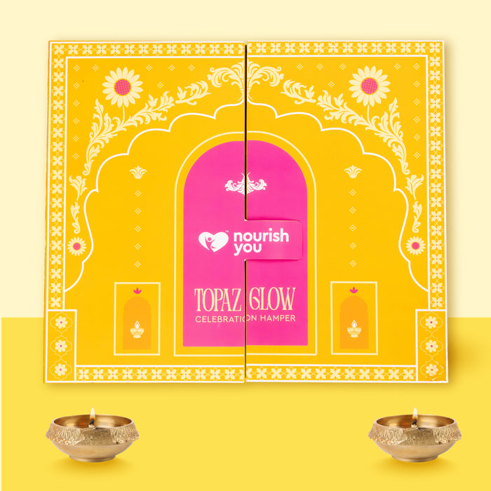 Shagun Diwali Gift Hamper – Topaz Glow Box