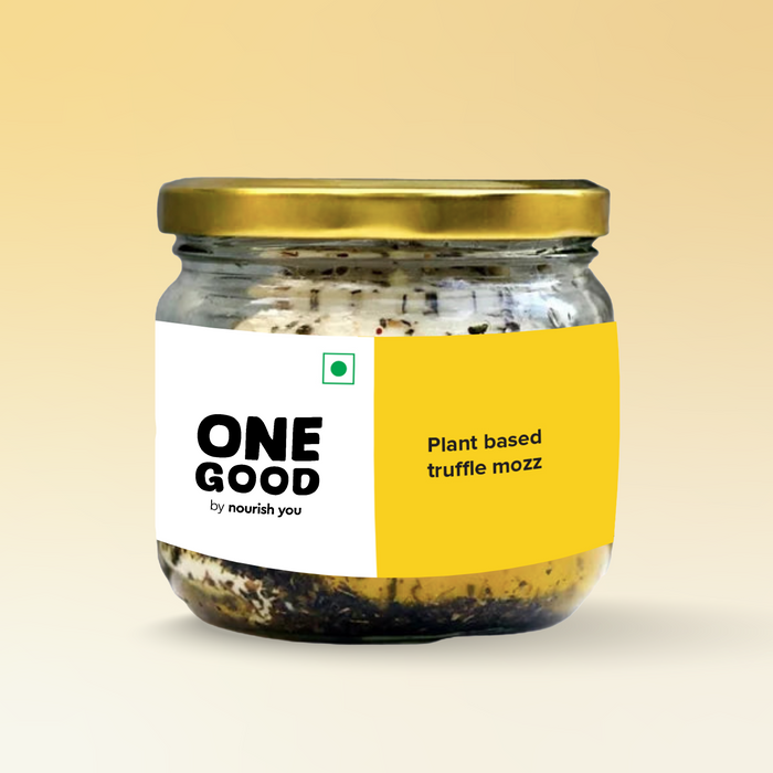 Plant based mozzarella cheese - 250 gm | truffle | clean label, great taste, fresh