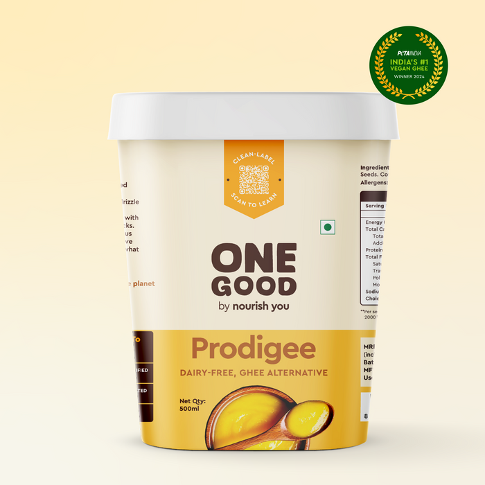 Plant-based Prodigee - 500 ml | Zero cholesterol, zero trans fat, clean label