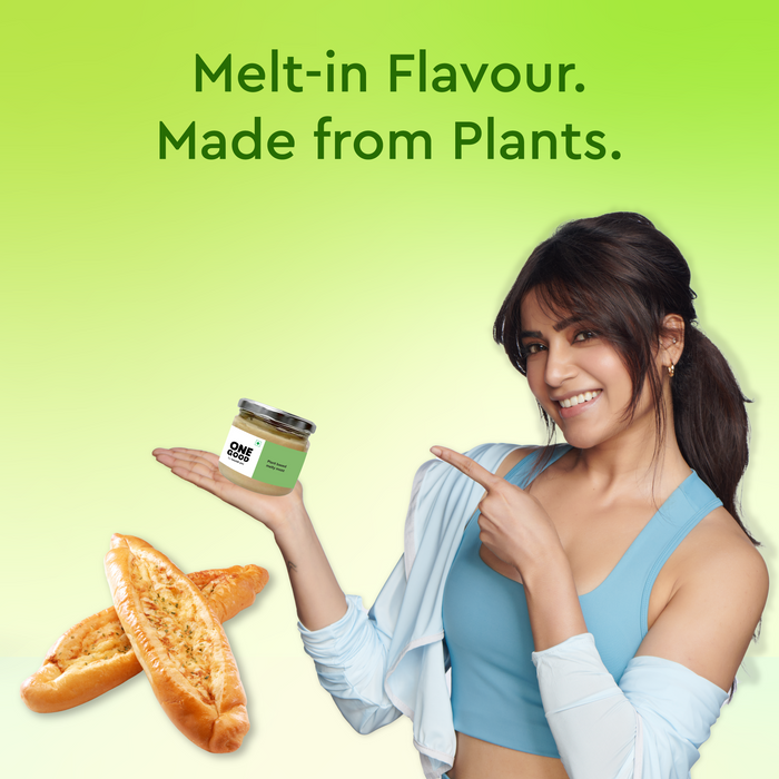 Plant based mozzarella cheese - 300 gm | melty |  clean label, great taste, fresh