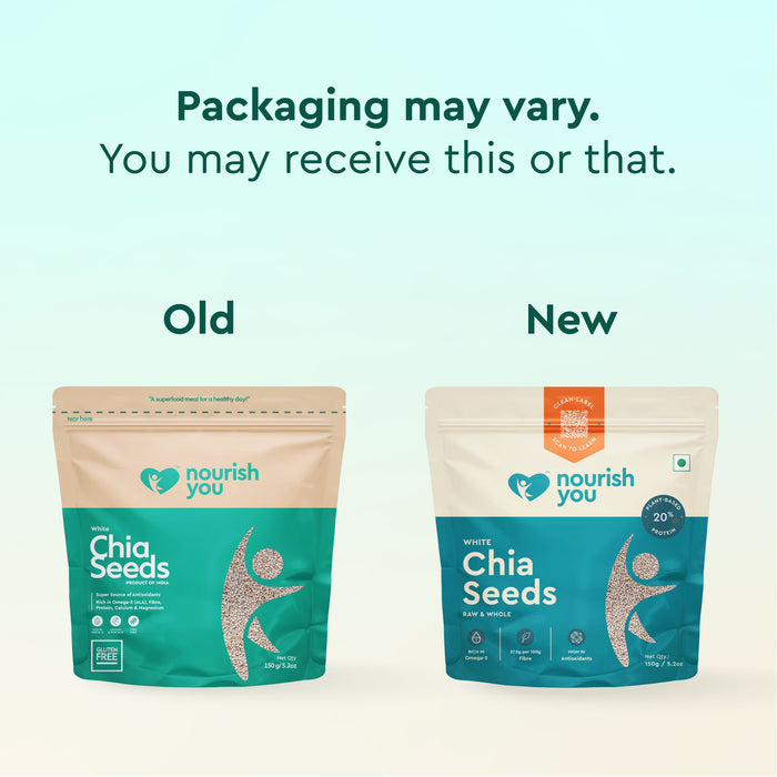 White Chia Seeds, Fiber Rich