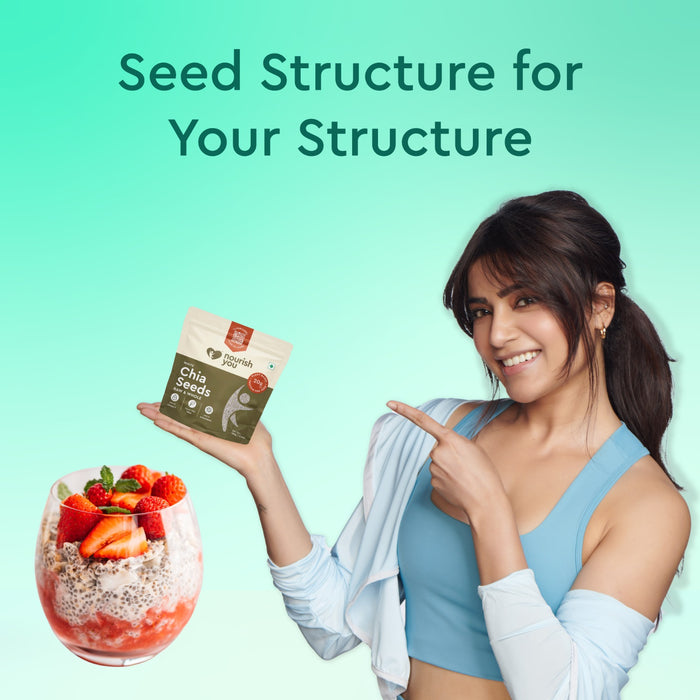 White Chia Seeds, Fiber Rich