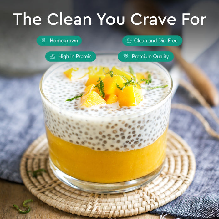 White Chia Seeds, Fiber Rich