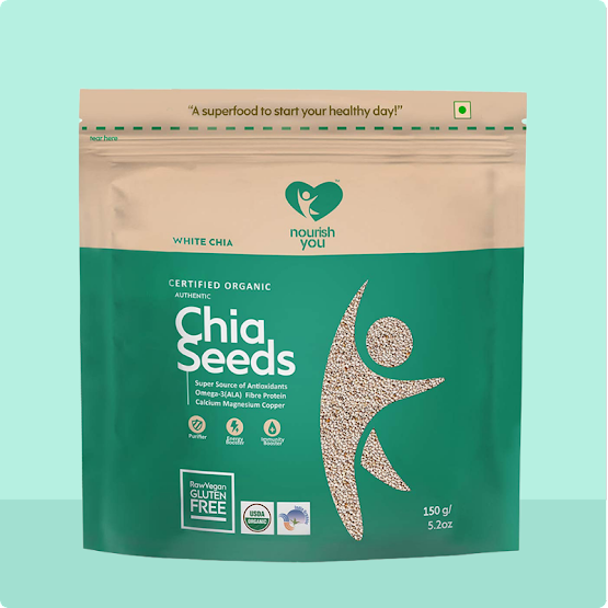 White chia seeds