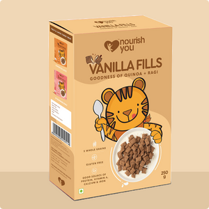 vanilla fills with quinoa + ragi | 250g