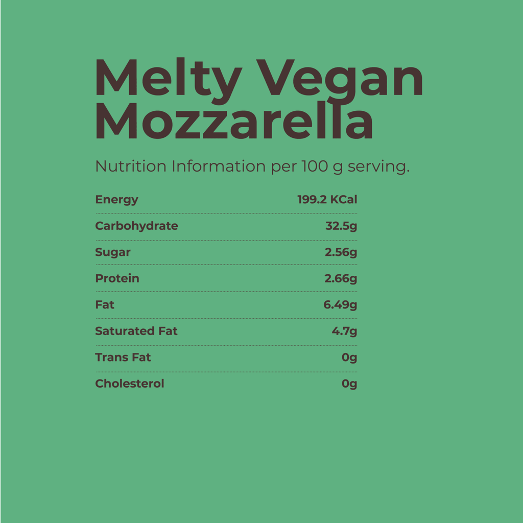 Vegan mozzarella cheese - 300 gm | melty