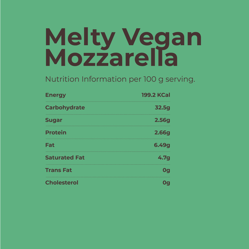 Vegan mozzarella cheese - 300 gm | melty